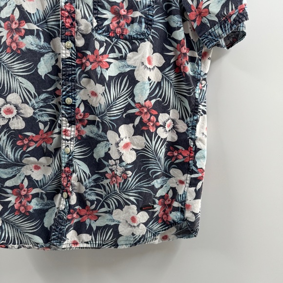 Buffalo David Bitton Tropical Floral Button Down Shirt Men’s Size Small - Picture 3 of 7